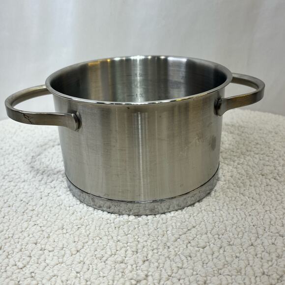 Masterclass Premium Cookware 18/10 Stainless Steel Pot 2 Liter Handles No Lid - Picture 1 of 8